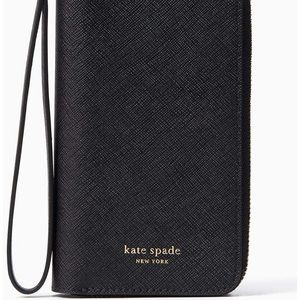 Kate spade Cameron zip leather wristlet for iPhone
